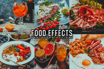 9 Food Blogger Photoshop Actions