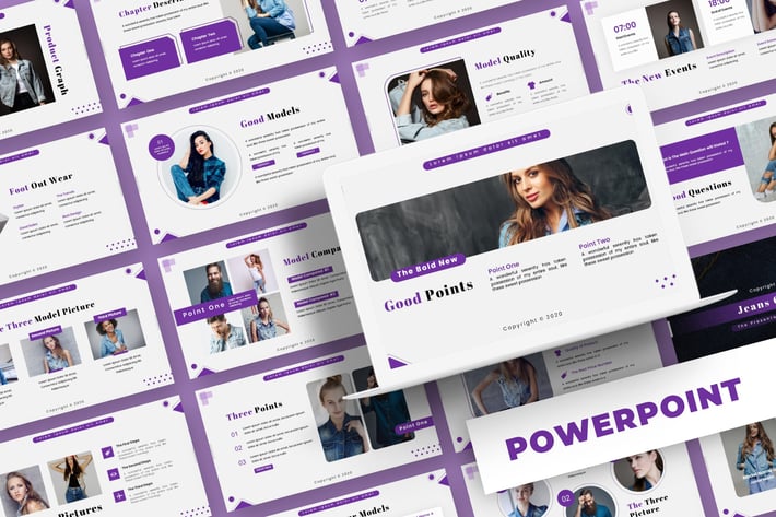 Jeans Outfits - Powerpoint Template