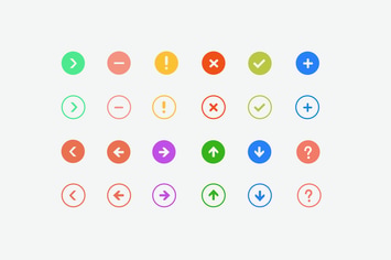 24 Interface Symbols and Icons