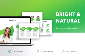 Bright & Natural Keynote Template