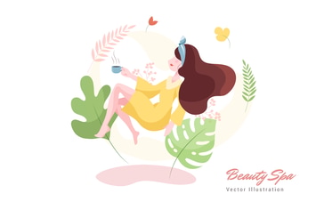 Beauty Spa Vector Illustration