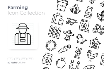 Farming Outline Icon