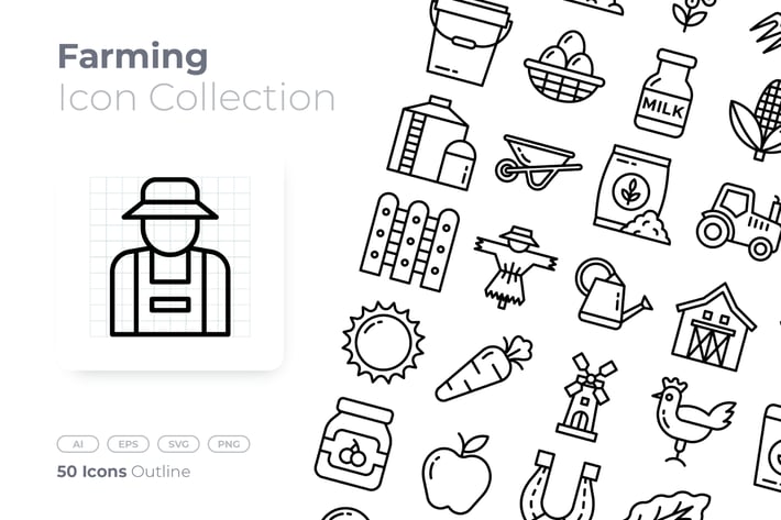 Farming Outline Icon