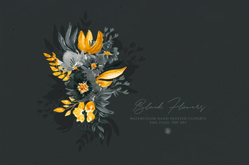 Black Flowers