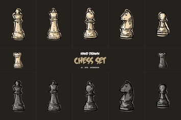 Hand Drawn Chess Collections