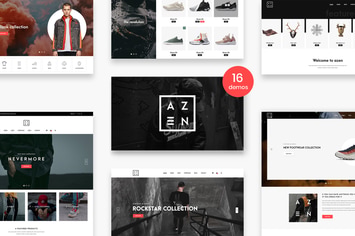 Azen - Clean, Minimal Shop PSD Template