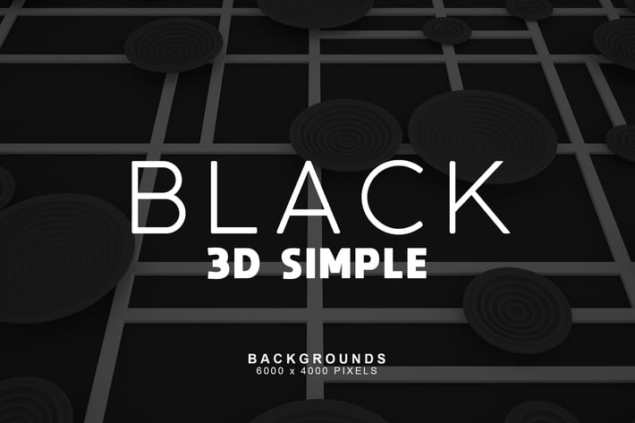 Simple 3D Black Backgrounds 3