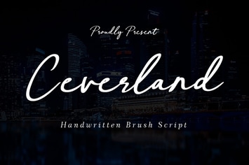 Ceverland - Brush Script Font