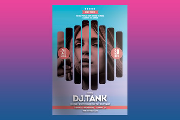 Rave Beats Party Flyer Poster