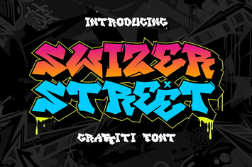 Swizer Street - Urban Graffiti Font