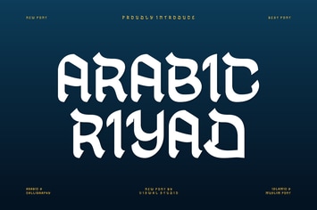 Arabic Riyad - Arabic Font