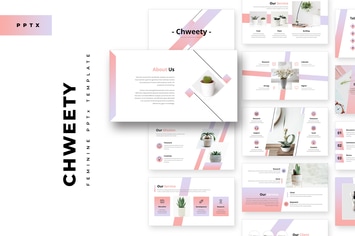 Chweety Feminine Powerpoint Template