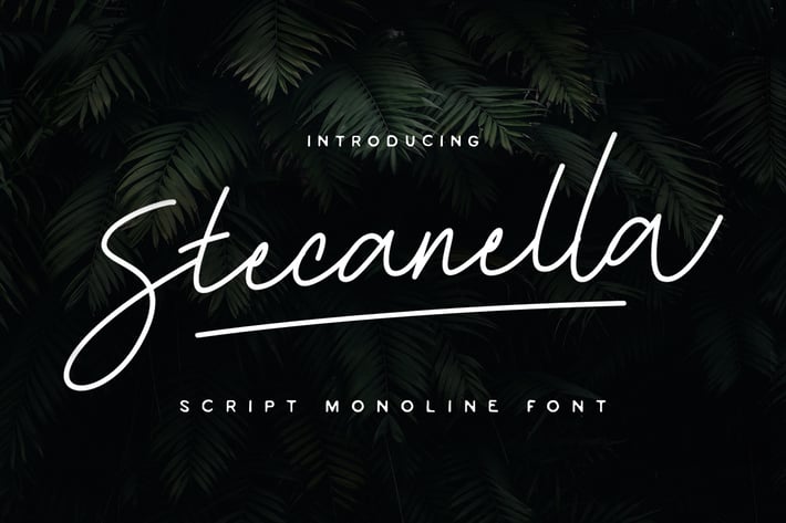 Stecanella - Script Font