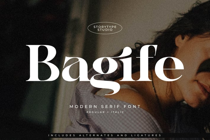 Bagife Modern Serif Font