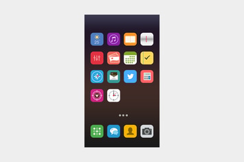 Vibrant iOS Icon Set