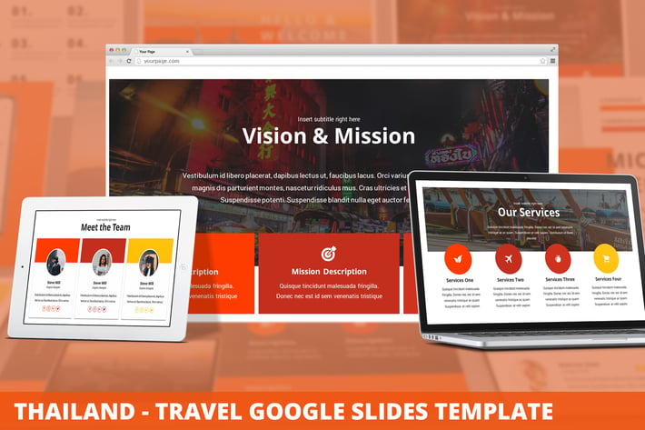 Thailand - Travel Google Slides Template