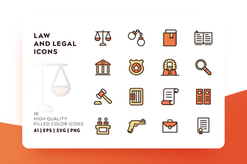 AWR LAW AND LEGAL FILLED COLOR