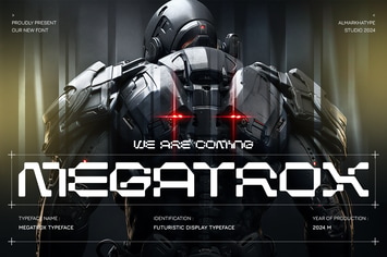Megatrox – Mecha Font