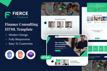 Fierce Finance | HTML Template