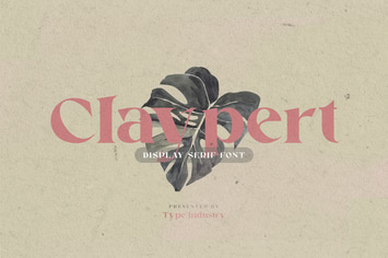 Claypert - Logo Font