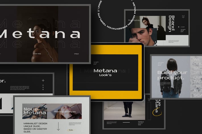 Metana - Modern Powerpoint Creative Agancy