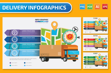 Delivery Infographics design