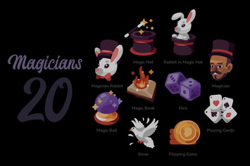 Magician - Illustration Sets