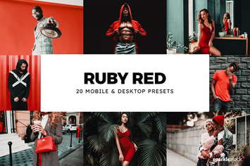 20 Ruby Red Lightroom Presets & LUTs