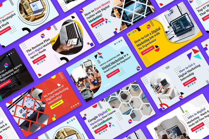 Digital Marketing YouTube Thumbnails