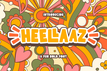 Heellaaz - Fun Bold Display Sans
