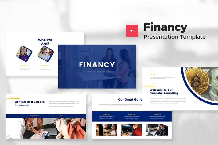 Financial & Investment PowerPoint Template