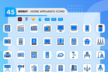 Webuy - Home Appliance Icons