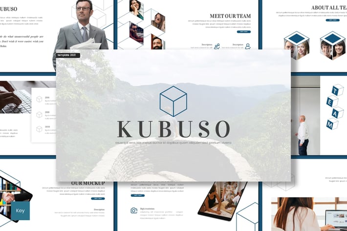 Kubuso - Cubic Keynote Template