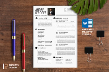 Minimalist CV Resume R1