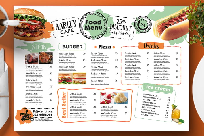 Cafe Menu Template