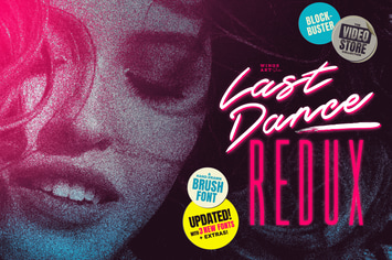 Last Dance - Retro 80s Movie Inspired Script Font