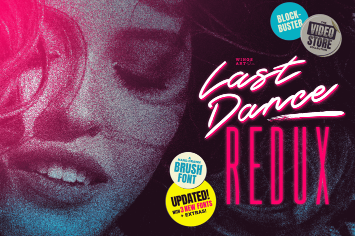 Last Dance - Retro 80s Movie Inspired Script Font
