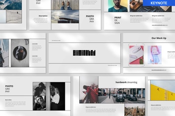 Eliminated Minimal Portfolio Presentation