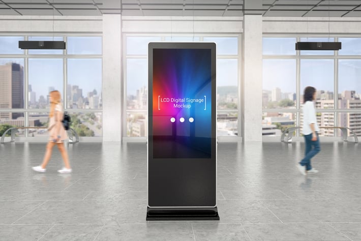 LCD Digital Signage Mockups