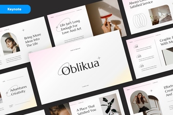 OBLIKUA - Creative Keynote Template