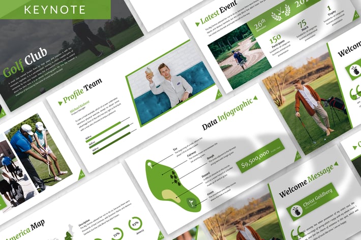 Golf - Sport Business Keynote Template