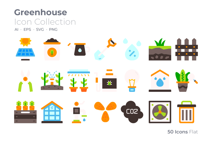 Greenhouse Color Icon