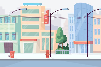 City - Illustration Background