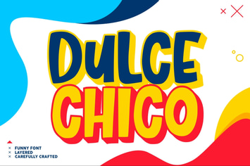 Dulce Chico - a Display & Playful Fonts