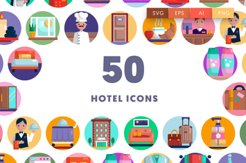 50 Hotel Icons