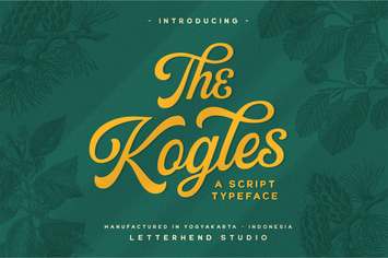 The Kogles Script Typeface
