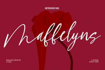 Maffelyns Script Font