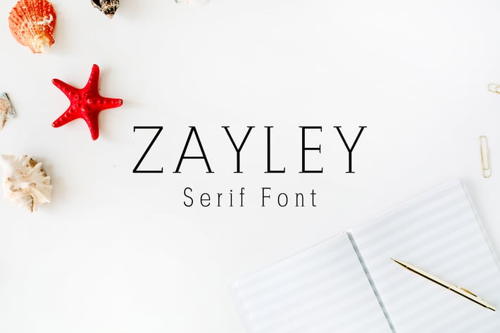 Zayley Serif Regular Font