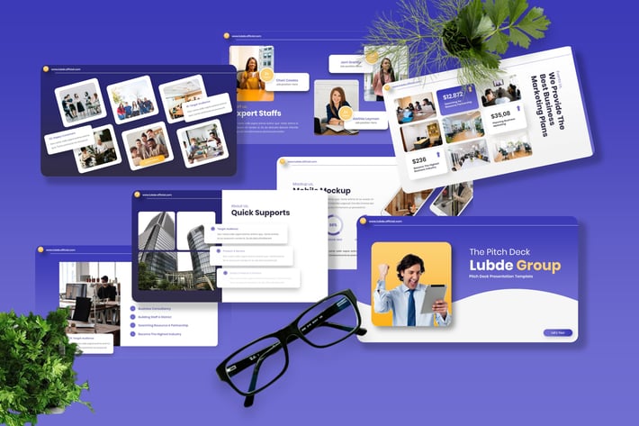 Lubde - Pitch Deck Keynote Template