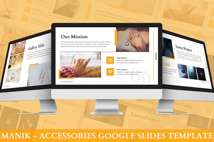 Manik - Accessories Google Slides Template